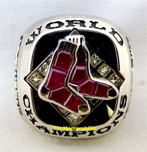 2007 & 2013 BOSTON RED SOX WORLD SERIES CHAMPIONSHIP RING SET & LIGHTED ...