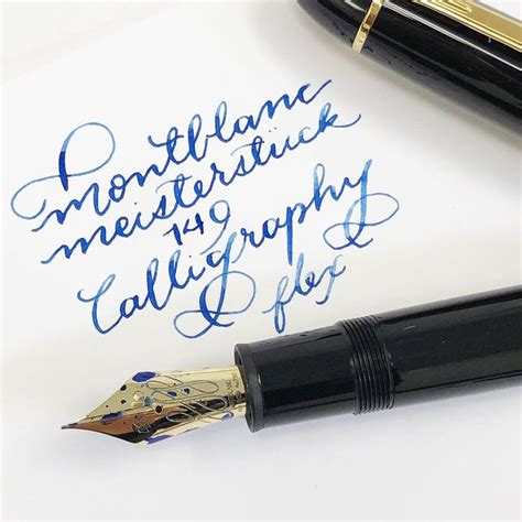 Gourmet Pens: Montblanc Meisterstück 149 Calligraphy Flex Pen and a ...