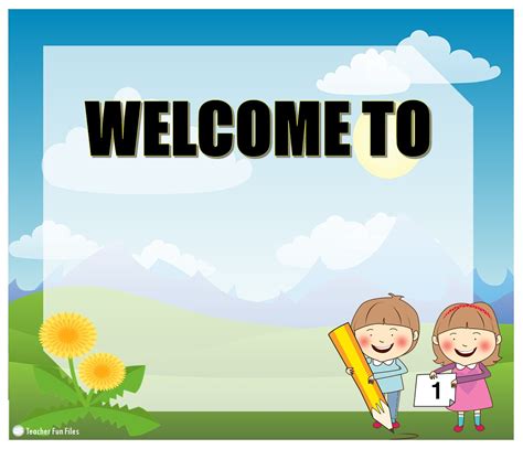 Teacher Fun Files: Classroom Welcome Banners