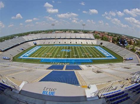 Floyd Stadium! #blueraiders #MTSU #trueblue #textbookbrokers Baseball Stadium, Football Stadiums ...