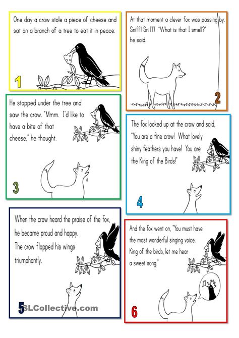 the fox and the crow | English stories for kids, Short stories for kids, Picture story for kids