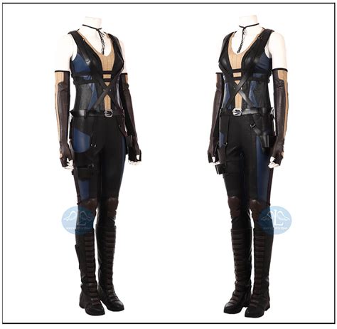 Costume da Domino Deadpool 2 Costume da donna Neena Thurman | WISHINY