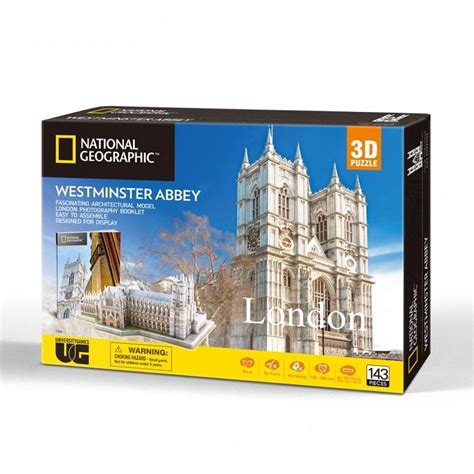 University Games National Geographic Westminster Abbey 3D Puzzle***