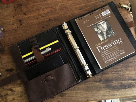 Planner binder / 3 ring notebook binder / Leather planner binder