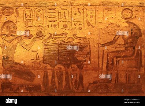 Abu Simbel temples in Egypt Stock Photo - Alamy