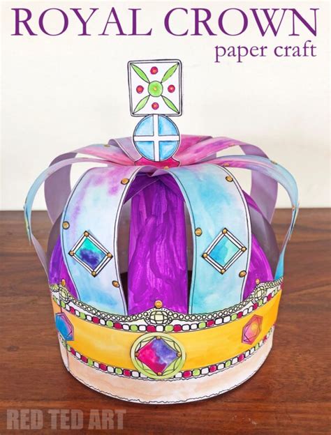 How to make a Paper Crown for the King's Coronation 2023