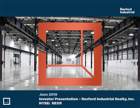 Rexford Industrial Realty (REXR) Investor Presentation - Slideshow (NYSE:REXR) | Seeking Alpha