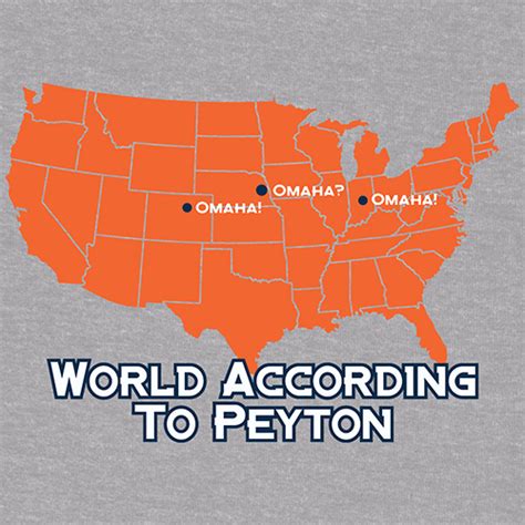 PEYTON MANNING OMAHA T SHIRT - Denver Broncos Quarterback Has Skewed ...