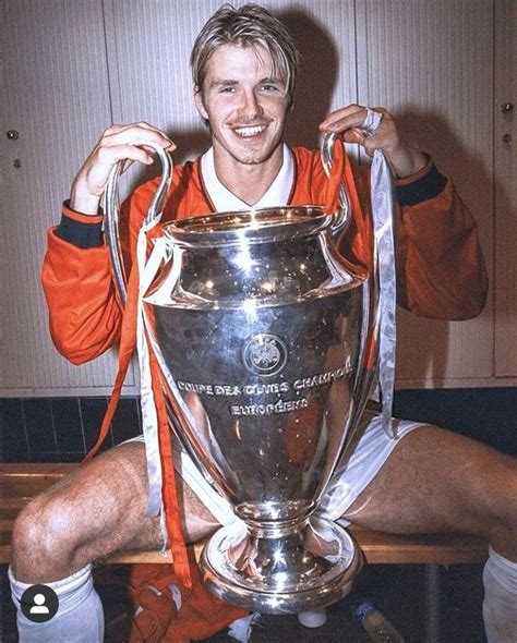 David Beckham Manchester United Champions League