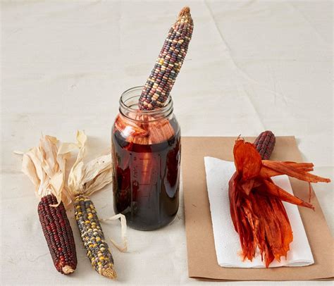 How to Dye Corn Husks | Corn husk, Corn husk crafts, Husk