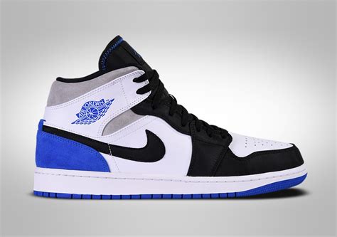 NIKE AIR JORDAN 1 RETRO MID SE ROYAL BLACK TOE