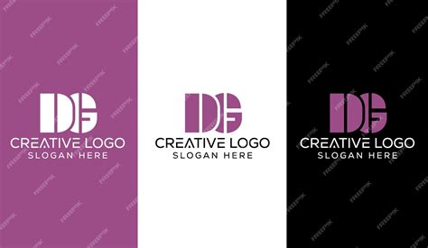 Premium Vector | Initial letter dg logo design monogram creative modern ...