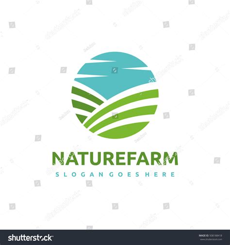 Nature Farm Logo Stock Vector (Royalty Free) 508188418 | Shutterstock