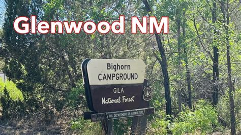 Bighorn Campground in Glenwood New Mexico, Gila National Forest. - YouTube