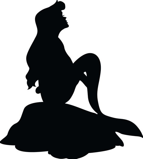 Mermaid Tail Silhouette | Free download on ClipArtMag