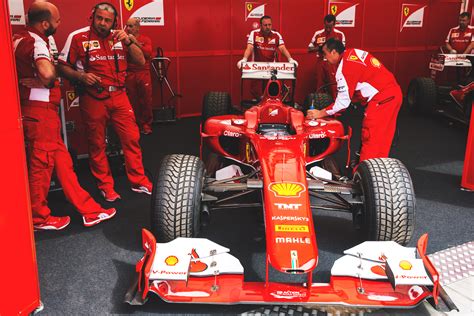 Ferrari Formula 1 Team Royalty-Free Stock Photo