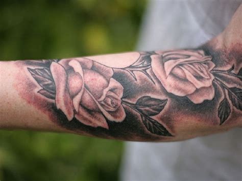 Roses Tattoos For Men On Forearm Pictures : Fashion Gallery