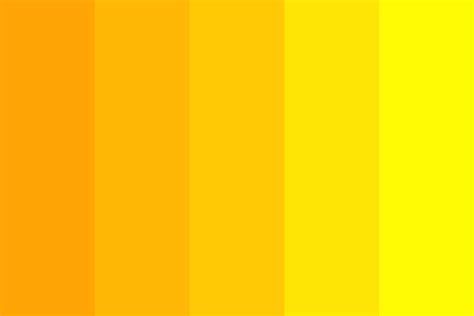 Orange to Yellow Color Palette Color Palette