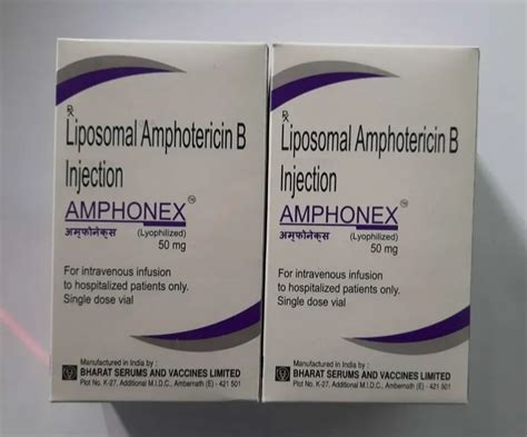 Liposomal Amphotericin B Injection, 50 MG at Rs 1079/box in Faridabad ...