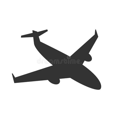 Airplane Side View Silhouette Stock Illustrations – 894 Airplane Side ...