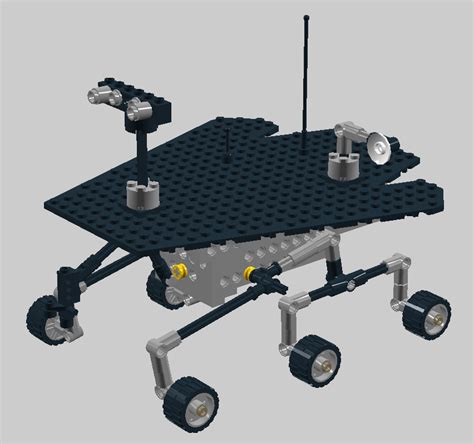 Lego Model of the Rocker Bogie (Mars Rover) by Jörg Roth