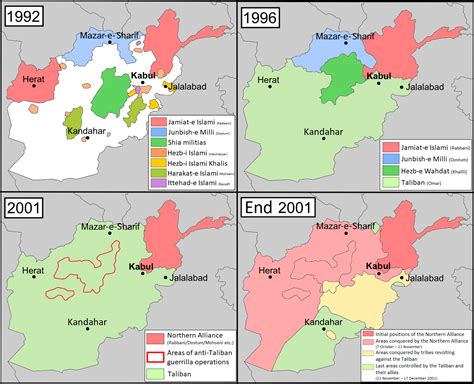 The territorial map of the post Soviet and pre American phase of the ...