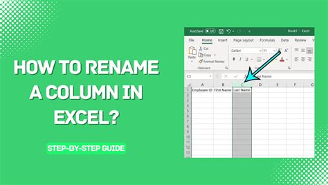 How To Rename A Column In Excel Step by step Guide Earn Excel