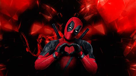 Love Deadpool Wallpaper 4K