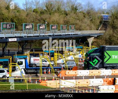 The M48 severn bridge tolls Stock Photo - Alamy