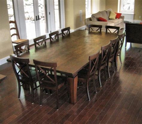 Pin by lisa wehrle on dream home | Large dining room table, 12 seat ...