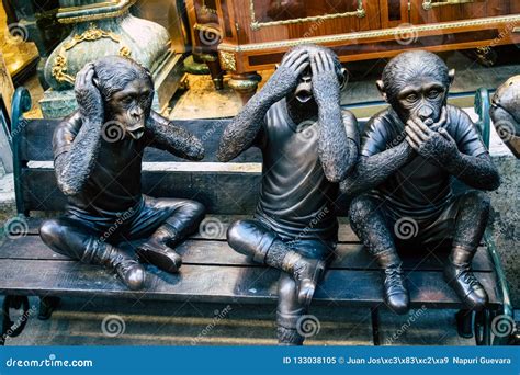 Hear No Evil, Speak No Evil, See No Evil , 3 Wise Monkeys Statues ...