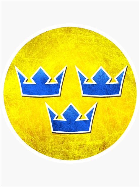 "Tre Kronor" Sticker for Sale by HRplusHT | Redbubble