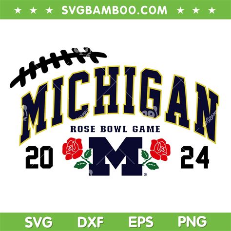 Rose Bowl Champions 2024 SVG PNG