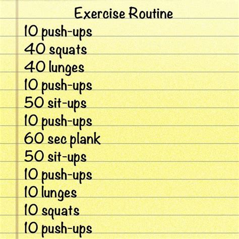 Actually someone else's exercise routine. I think it looks good, so maybe I'll give it a go ...