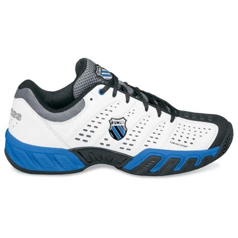 K-Swiss K-swiss Bigshot Light Wht / Blk / Blu (C2) Mens Tennis Trainers - K-Swiss from Pure ...