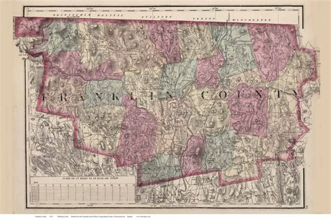 Franklin County Plate 043, 1871 - Old Map Reprint - 1871 Atlas of ...