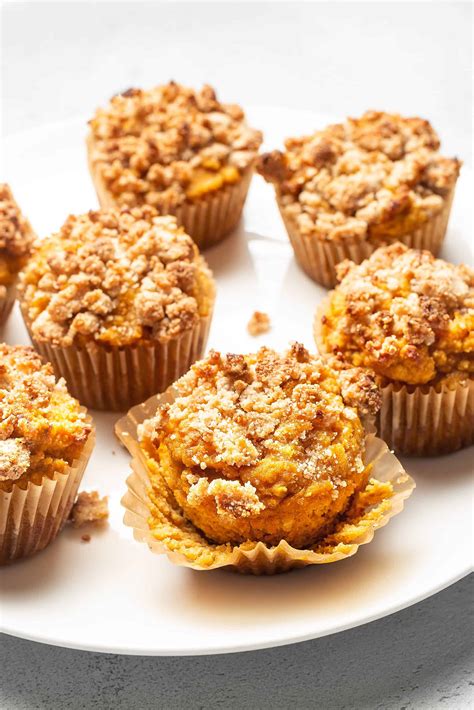 Keto Pumpkin Pie Muffins with Crumble Topping • Low Carb with Jennifer