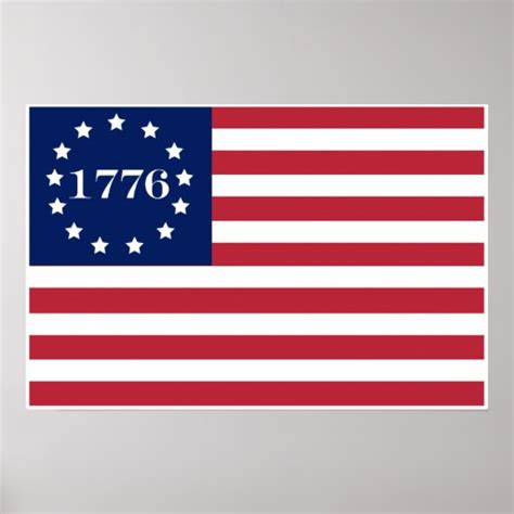 1776 American Flag Poster | Zazzle