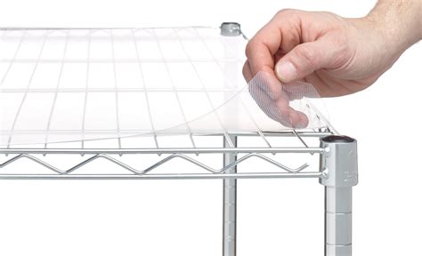 HSS Wire Shelf Liners For 18"x48" Shelf, Opaque Plastic, 6-Pack - Walmart.com