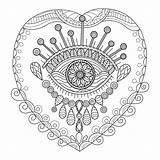 Evil Eye Hand Drawn For Adult coloring Book 3477957 Vector Art At Vecteezy sketch template