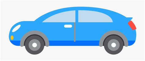 Motor Door,product,clip Art,transport,electric Blue,automotive - Cartoon Car No Background ...