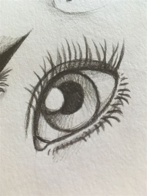 Pin by lottie ☾ on My Drawings ️ | Eye drawing, Easy eye drawing, Drawings