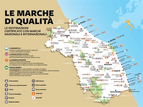 Marche Tourism on Twitter: "Mappa delle #Marche di Qualità: tutte le destinazioni certificate ...