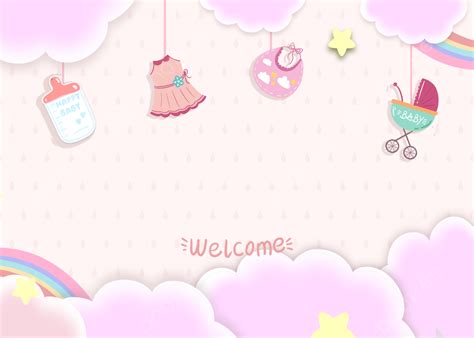 Super Cute Gentle Baby Baptism Background, Desktop Wallpaper, Baby Baptism Background, Pink Warm ...