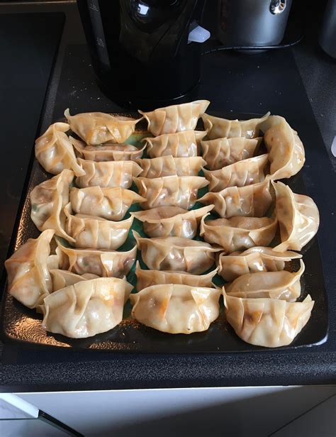 Homemade spicy beef + pork dumplings for the lunar new year :D : r/FoodPorn