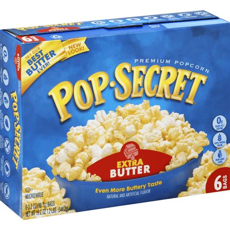 Pop Secret Popcorn, Premium, Extra Butter | Unpopped | Roth's