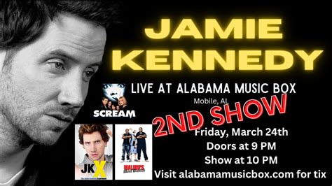 » JAMIE KENNEDY (Malibu’s Most Wanted, Scream) 2ND SHOW ADDED