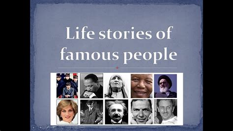 Life Stories of Famous People - YouTube