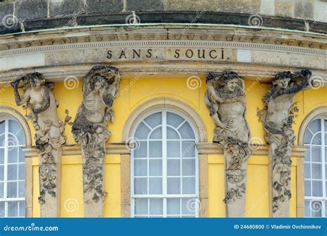 Sans Souci Palace stock photo. Image of germany, window - 24680800