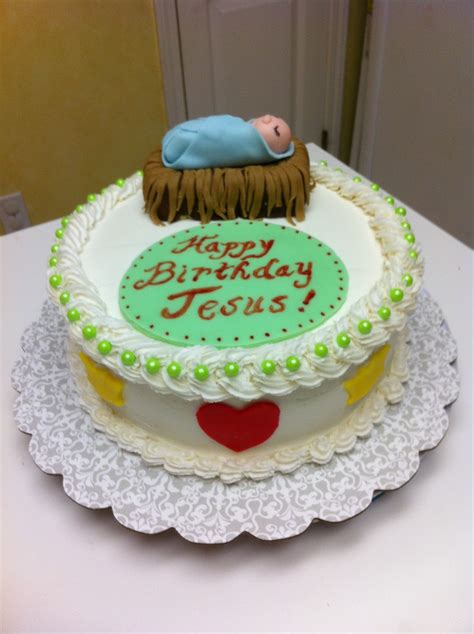 Gingerly Created Confections: Happy Birthday Jesus Cake